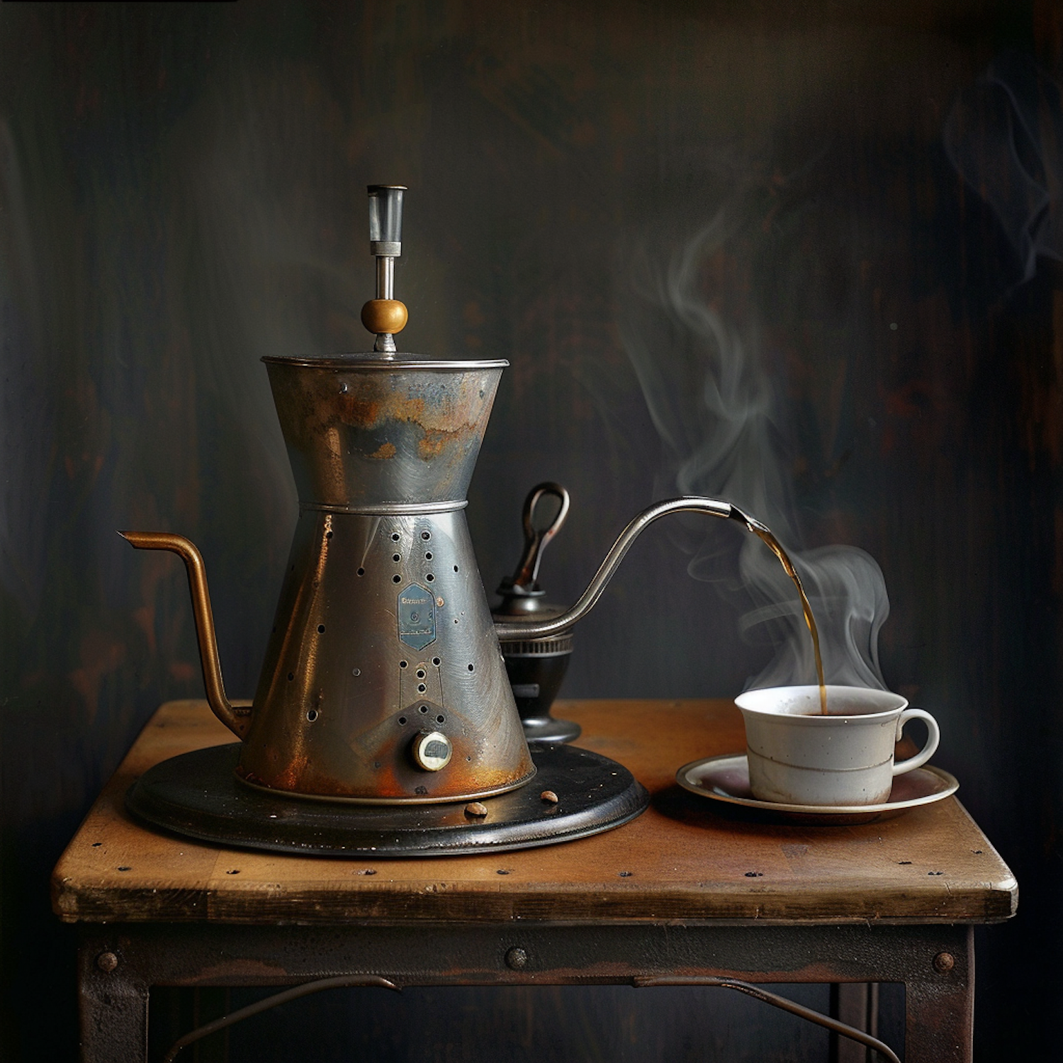 Vintage Coffee Brewing