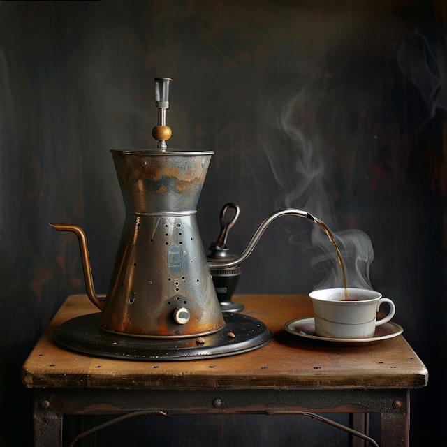 Vintage Coffee Brewing