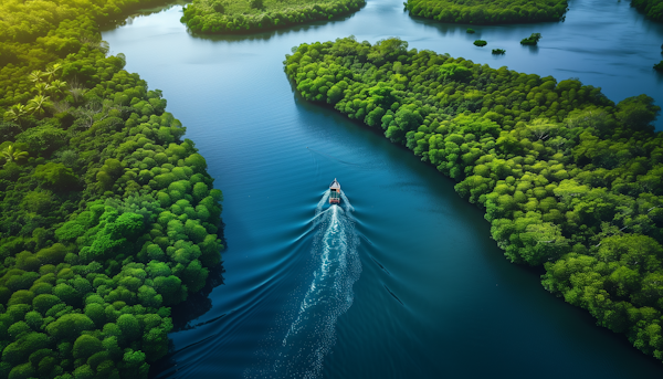 Serene River Journey