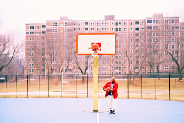 Urban Solitude: Anticipation on the Basketball Court