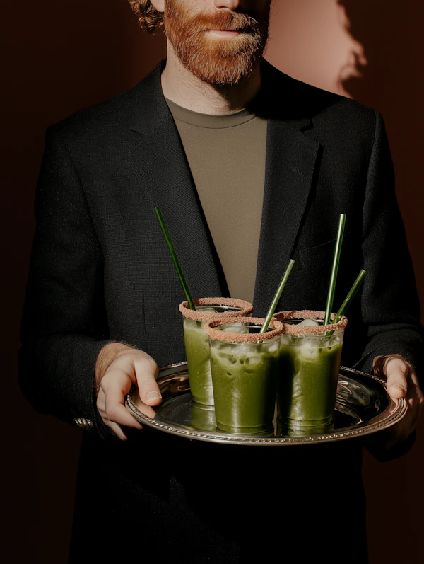 Elegant Green Beverages