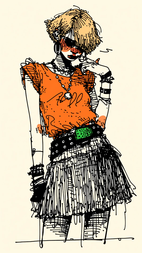 Punk Style Portrait