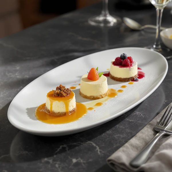 Mini Cheesecake Trio