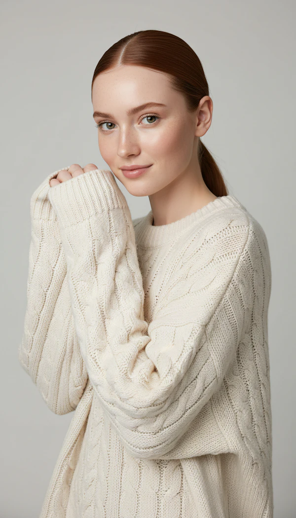 Cozy Sweater Portrait