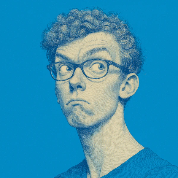 Curious Blue Portrait