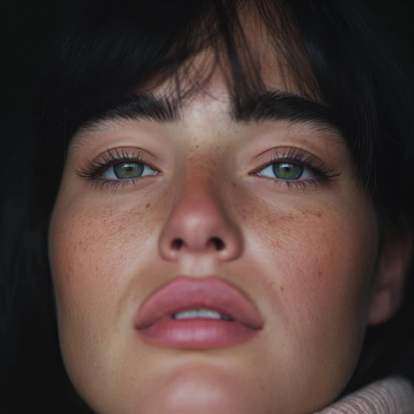 Freckled Portrait