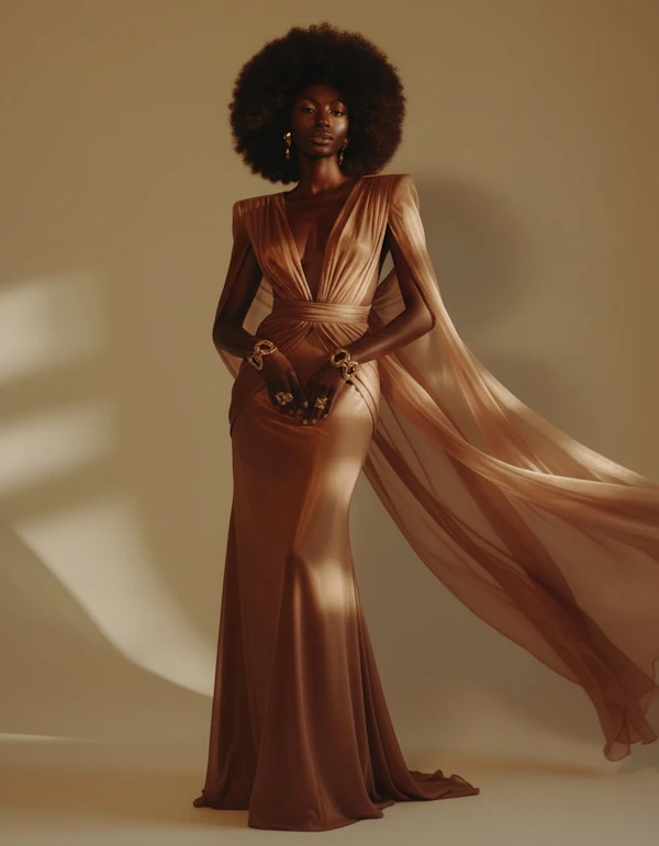 Elegant Bronze Portrait