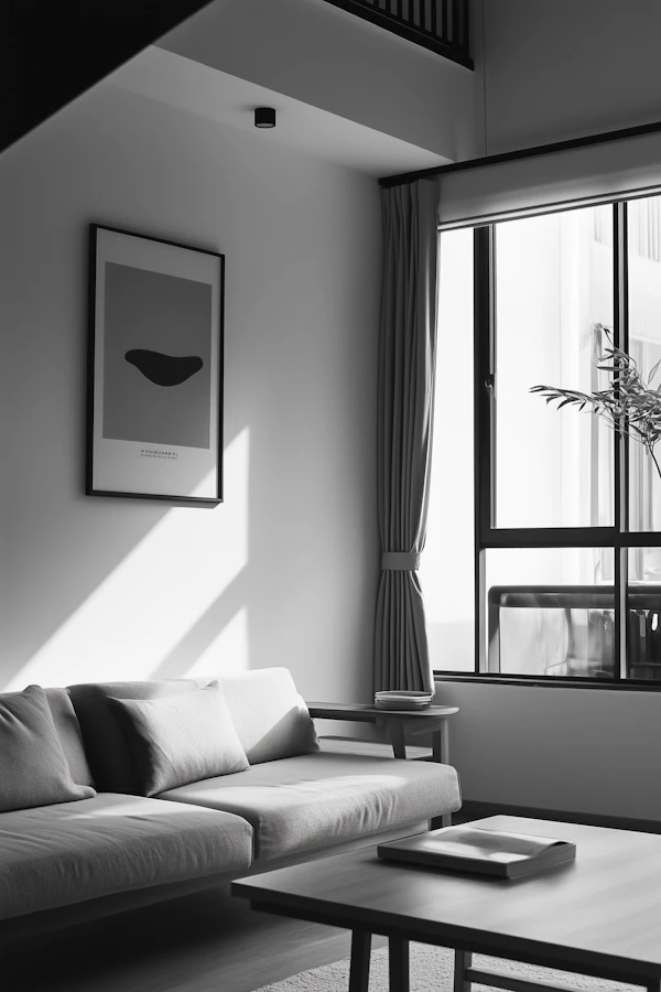Modern Minimalist Living Room