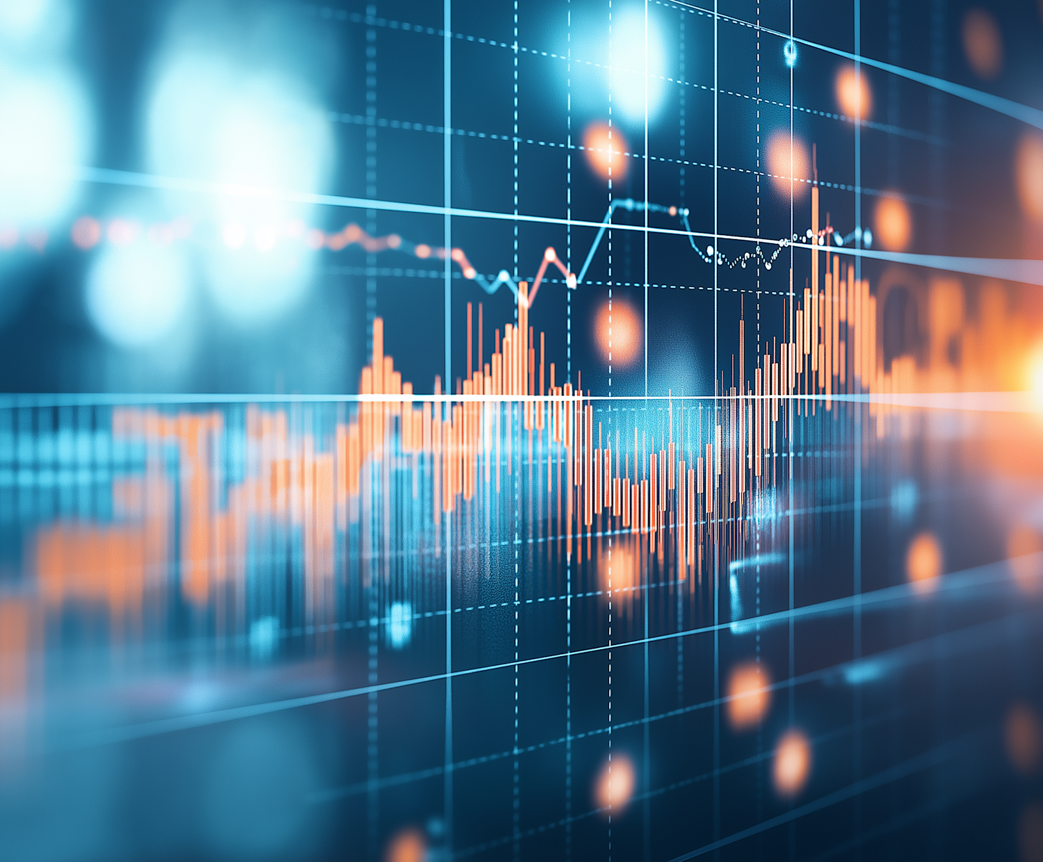 Abstract Financial Market Data Visualization