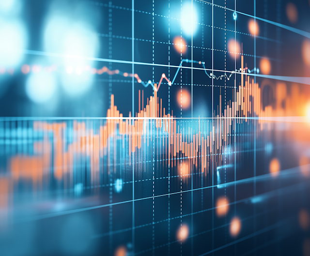 Abstract Financial Market Data Visualization