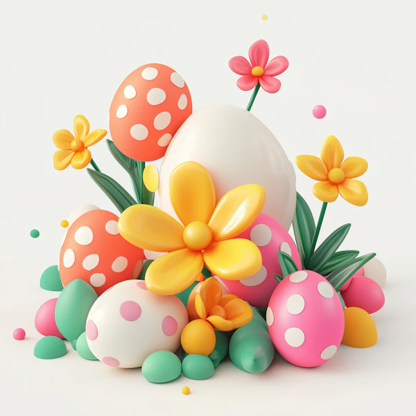 Colorful Easter Eggs