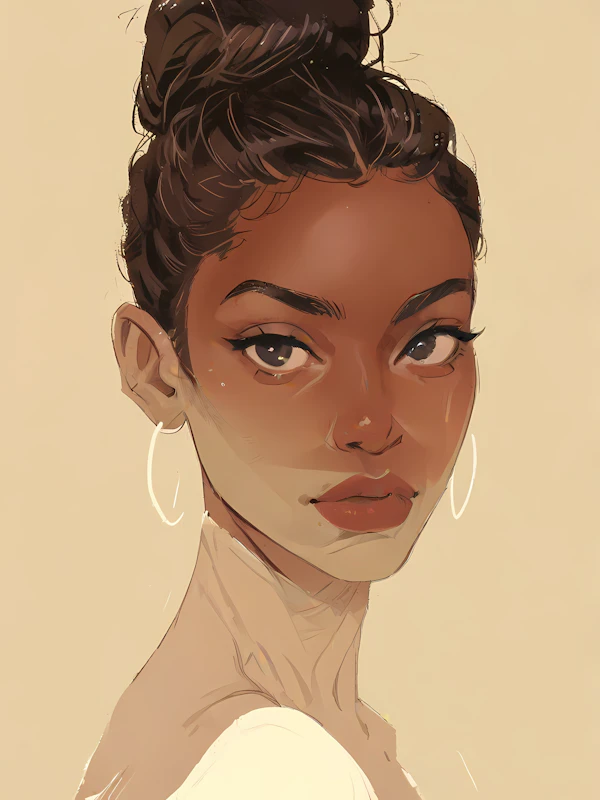 Detailed Woman Portrait