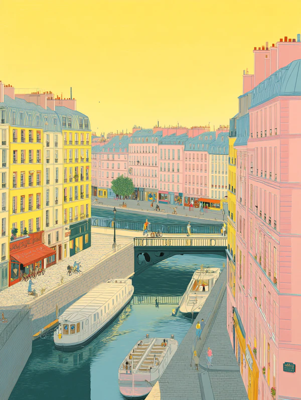 European Cityscape Art