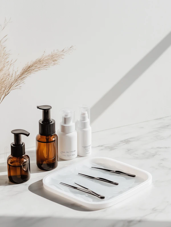 Minimalist Skincare Setup