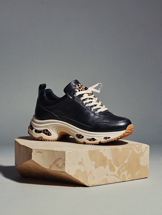 Stylish Sneaker on Pedestal