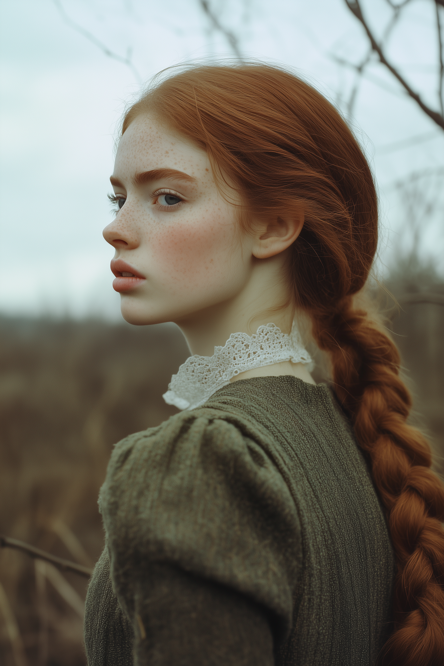 Portrait of a Red-Haired Woman