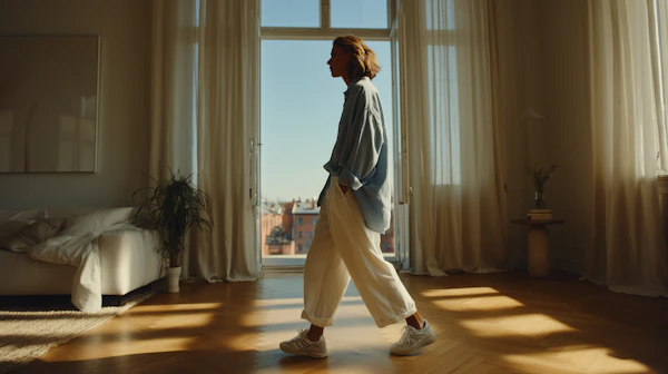 Sunlit Room Stroll