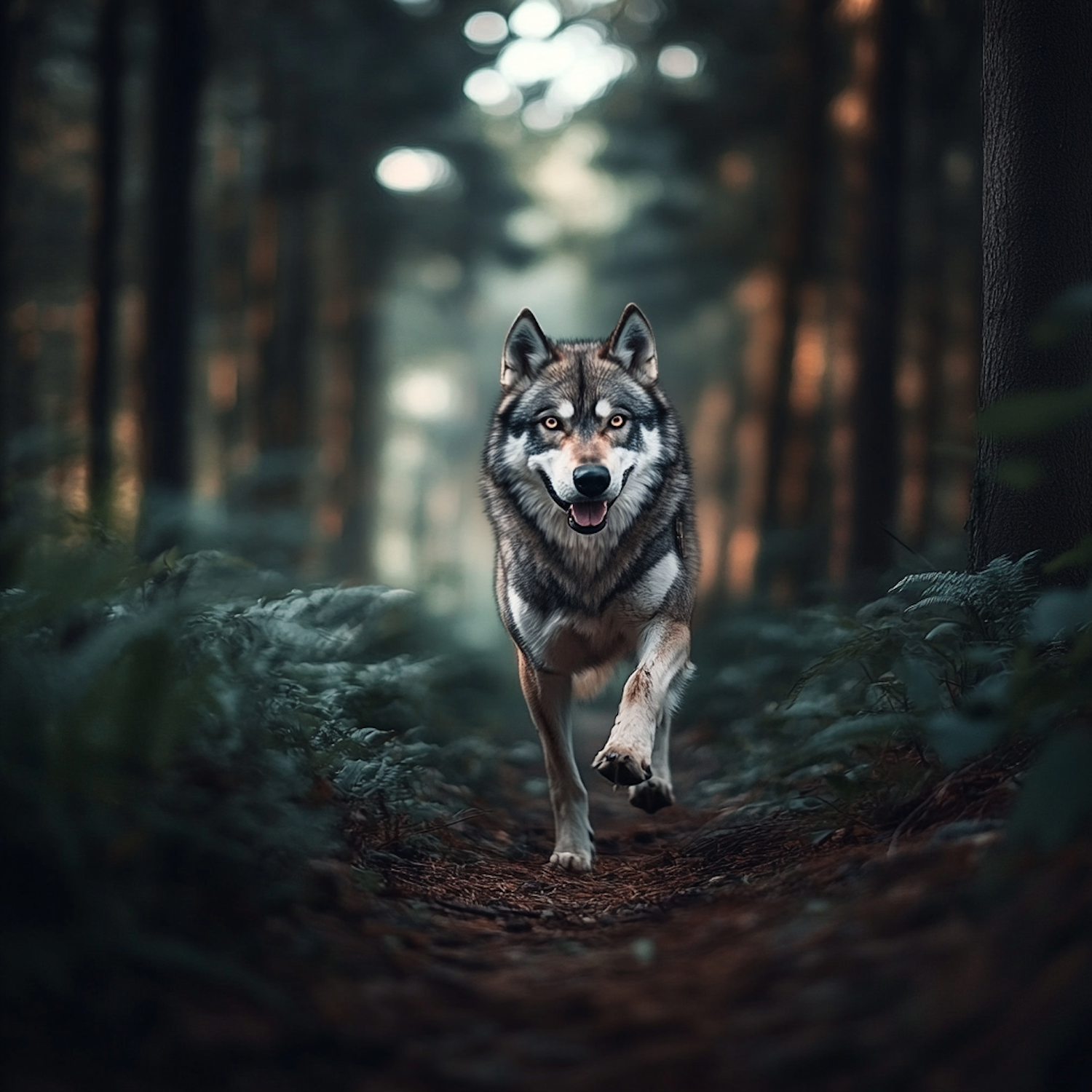 Wolf in Forest