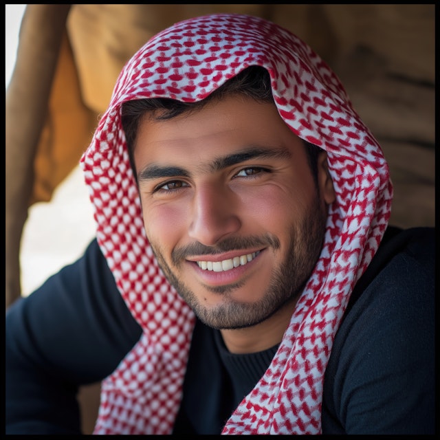 Man with Keffiyeh