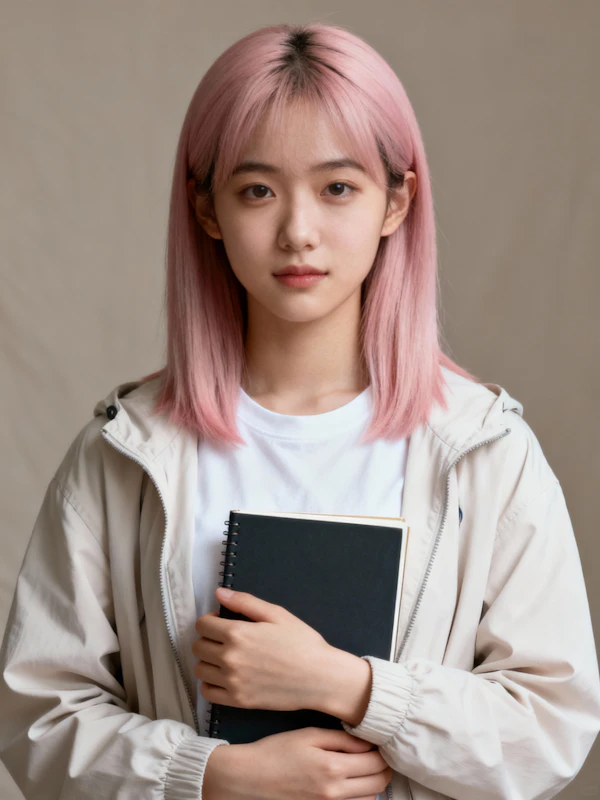 Pastel Pink Portrait
