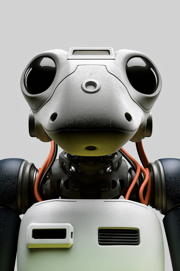Frog-Like Robot Close-Up