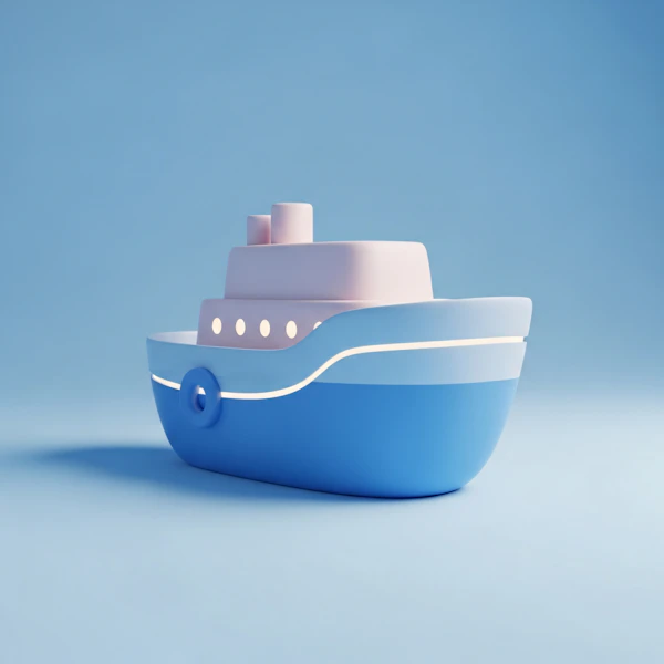 Stylized 3D Ship