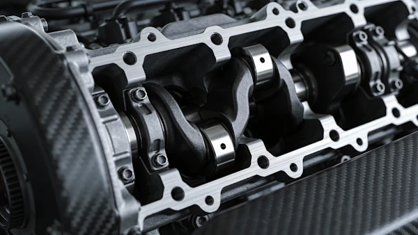 Crankshaft Assembly Close-Up