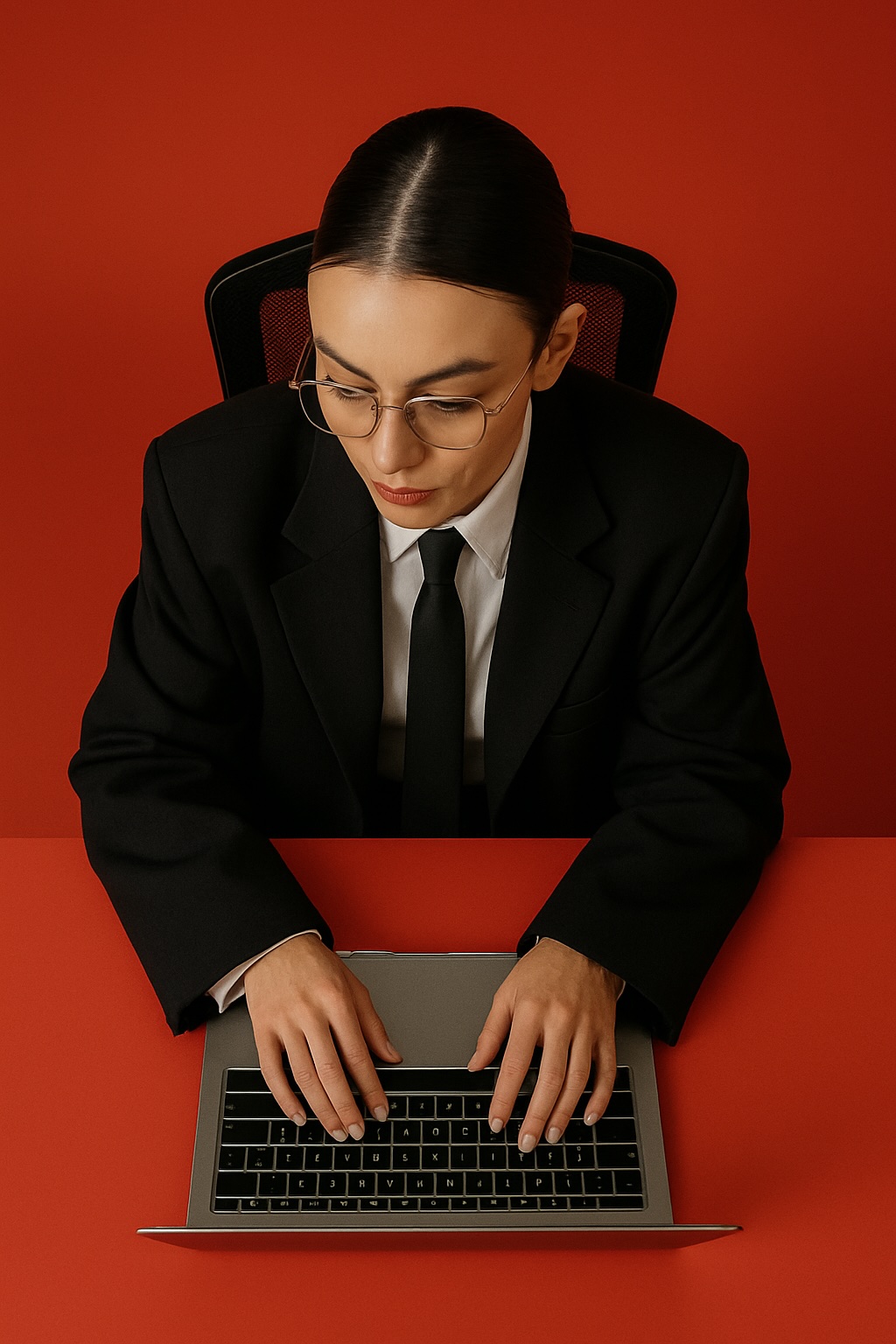 Professional at Desk