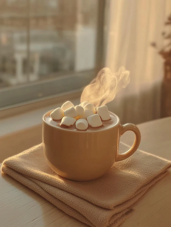 Cozy Hot Chocolate Scene