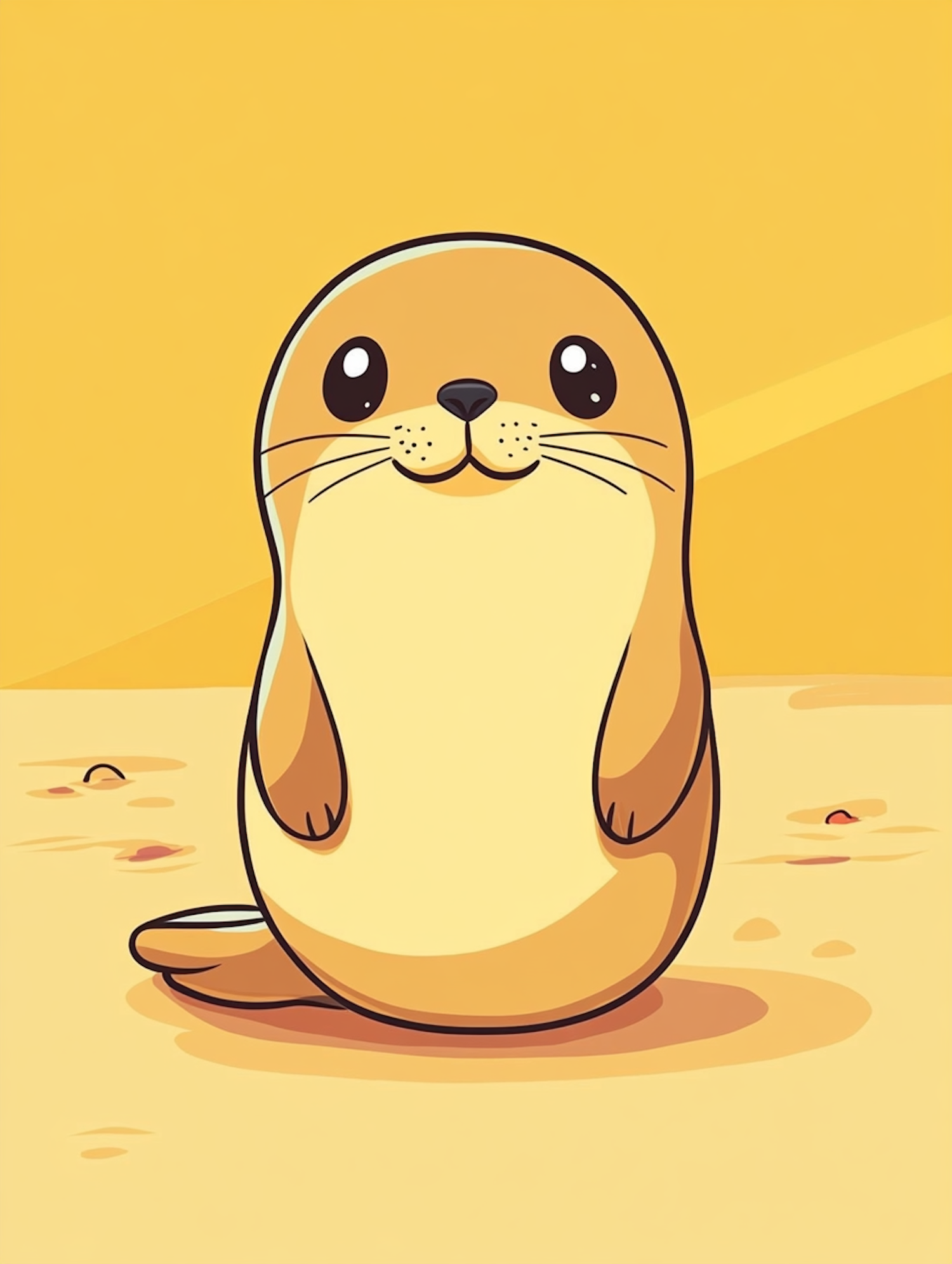 Cute Cartoon Seal