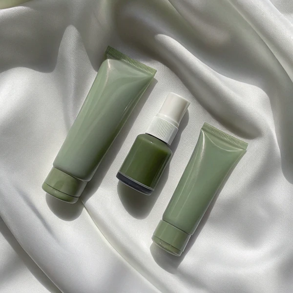Green Cosmetic Display