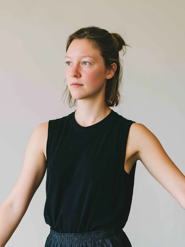 Profile of a Contemplative Woman