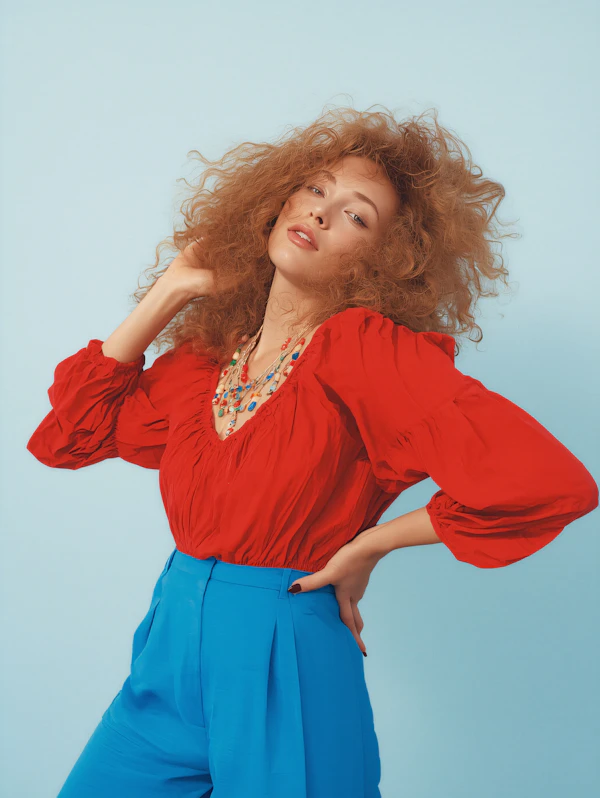 Stylish Woman Posing