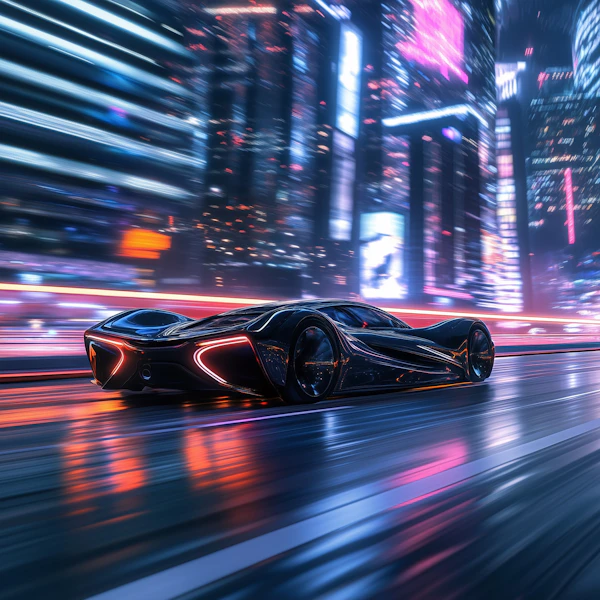 Futuristic Sports Car