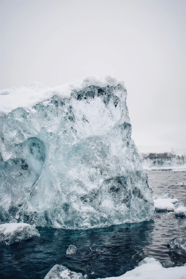 Jagged Iceberg Scene
