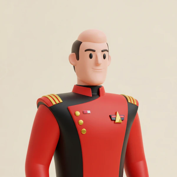 Stylized 3D Officer
