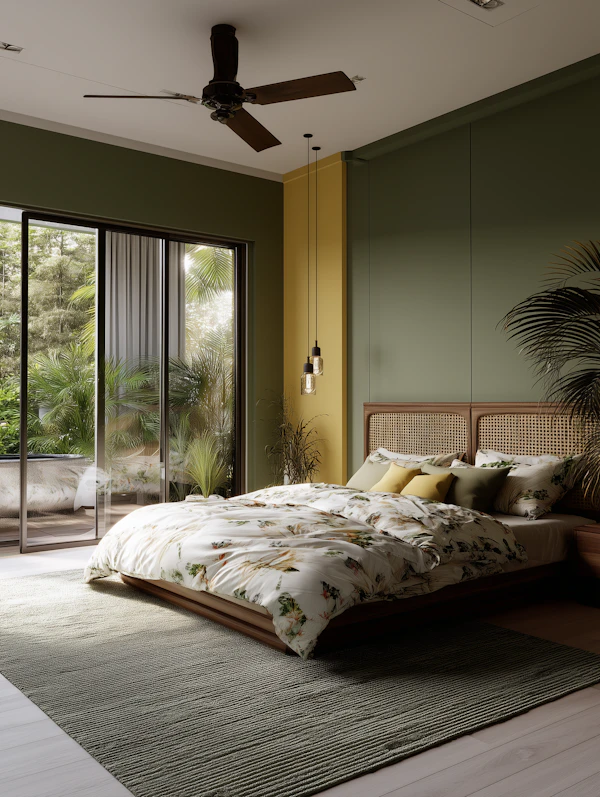 Serene Nature Bedroom