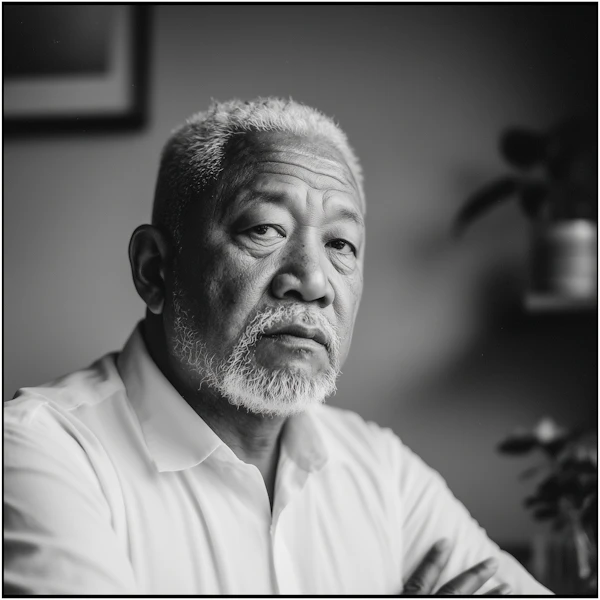 Black-and-White Portrait