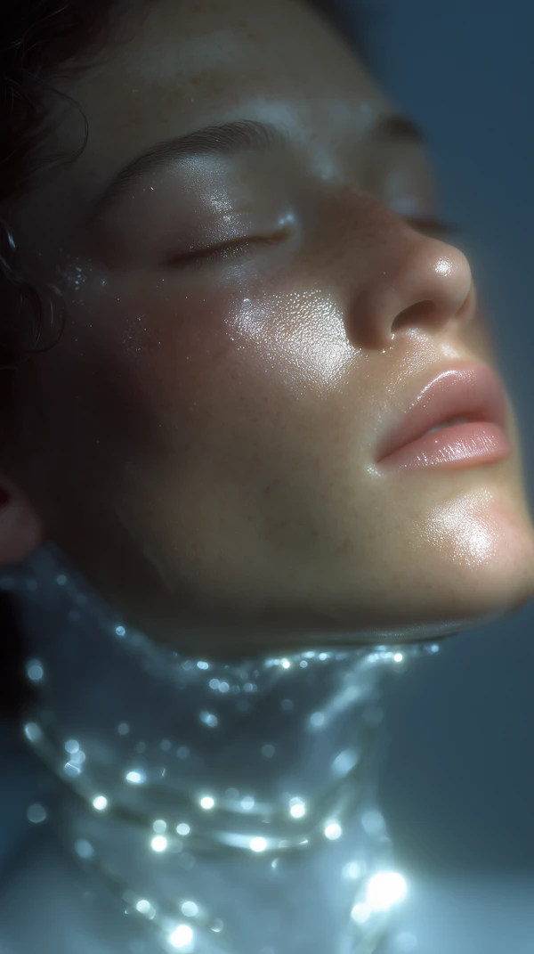 Artistic Face Close-Up