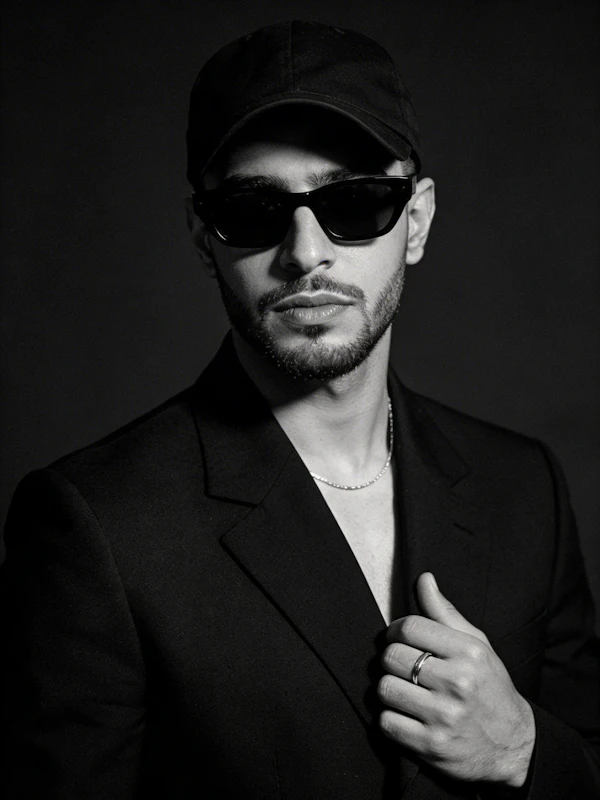 Stylish Monochrome Portrait