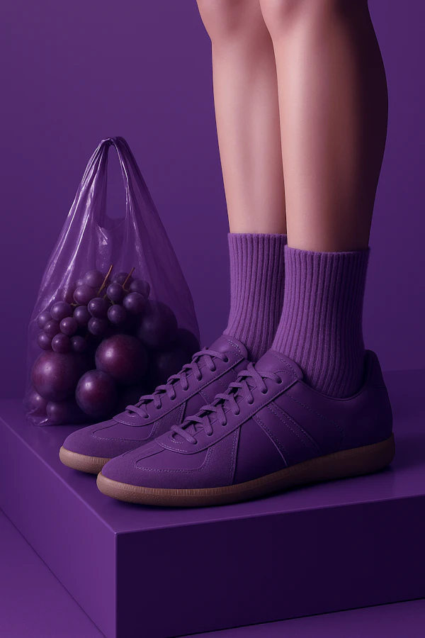Purple Monochrome Scene
