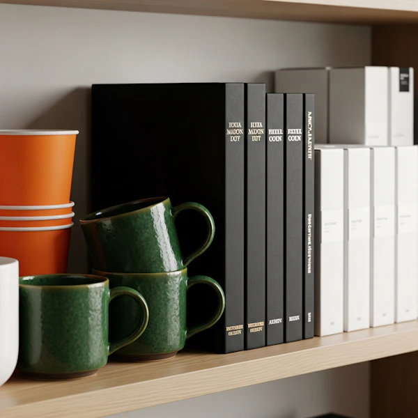 Organized Shelf Display