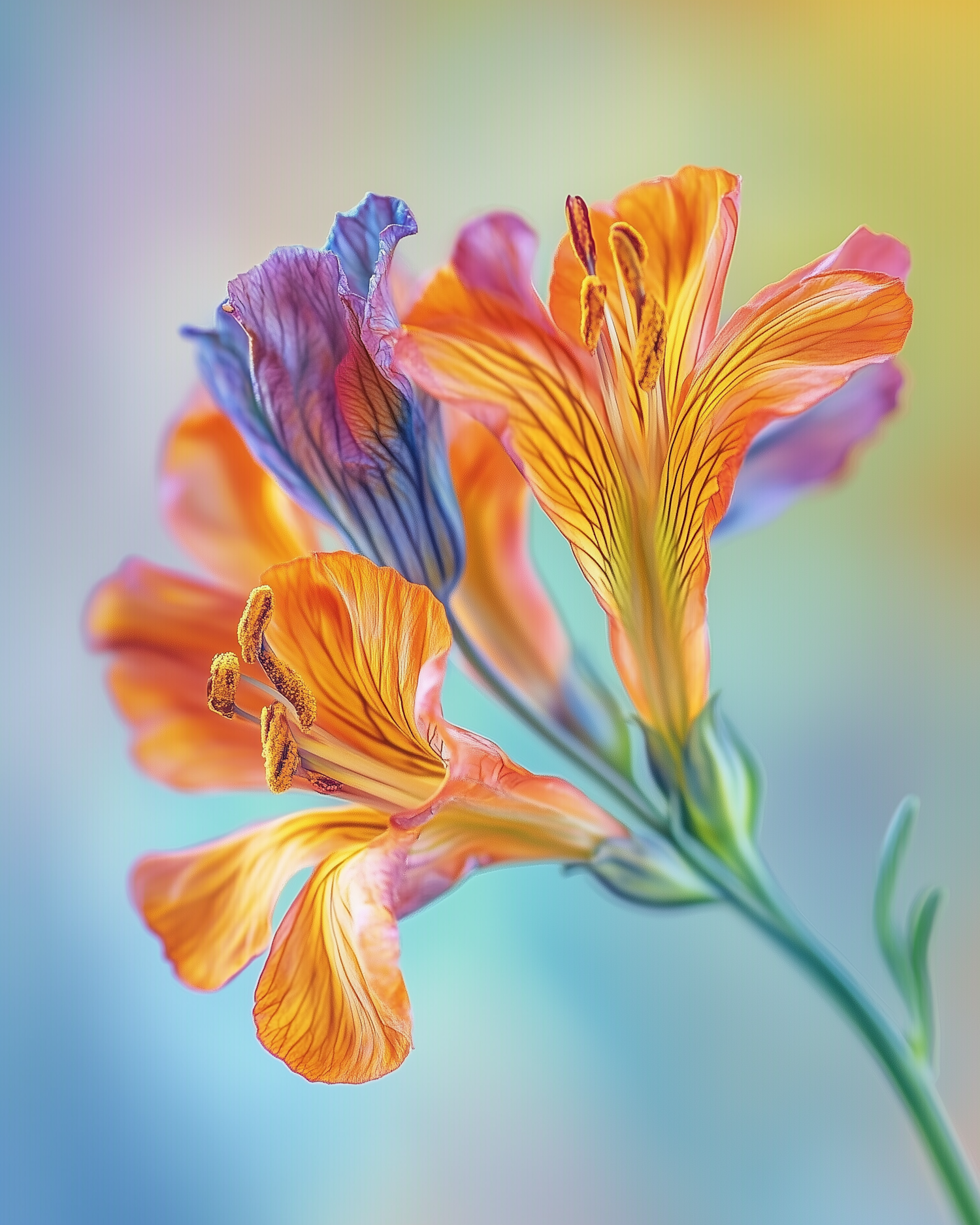 Vibrant Flowers Close-Up