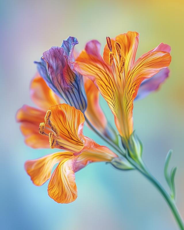 Vibrant Flowers Close-Up