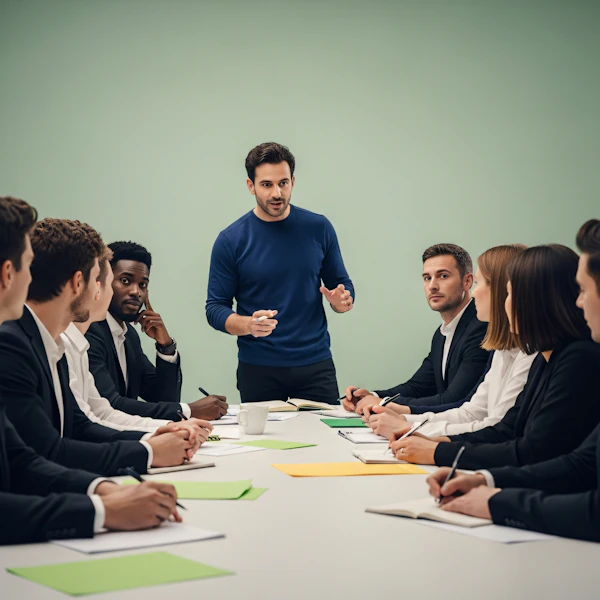 Business Meeting Scene