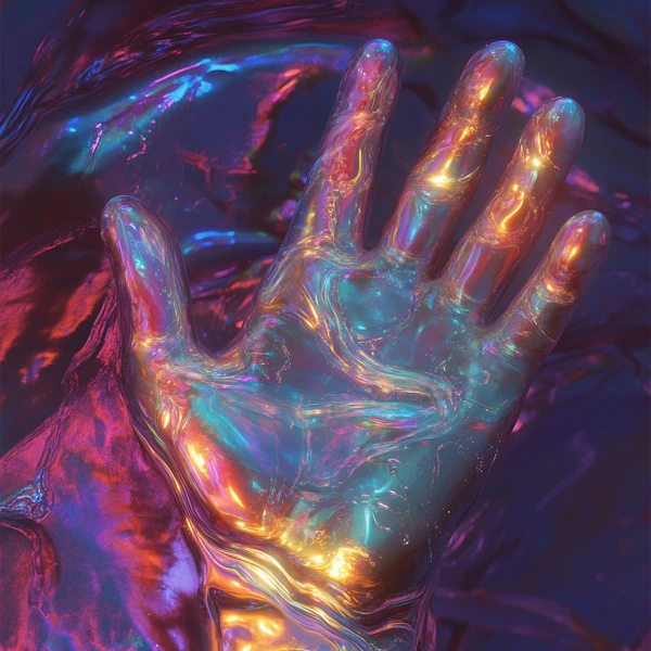 Surreal Liquid Hand Art