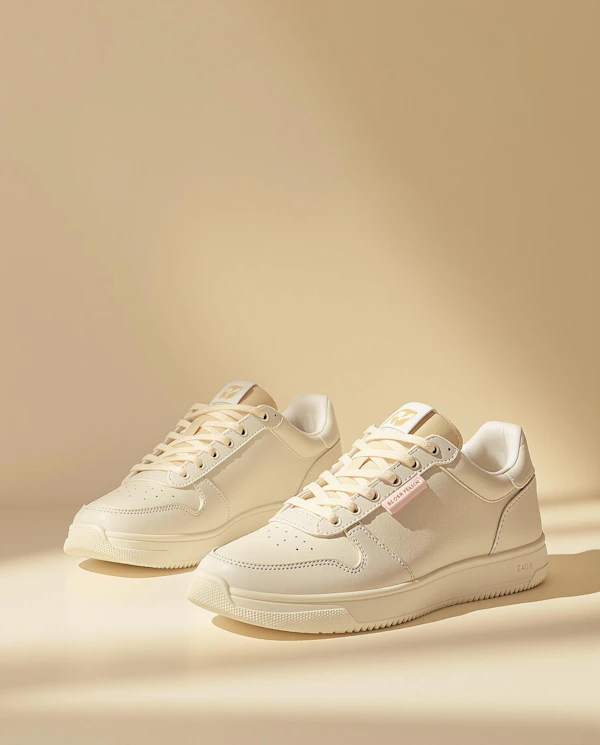 Minimalist Beige Sneakers