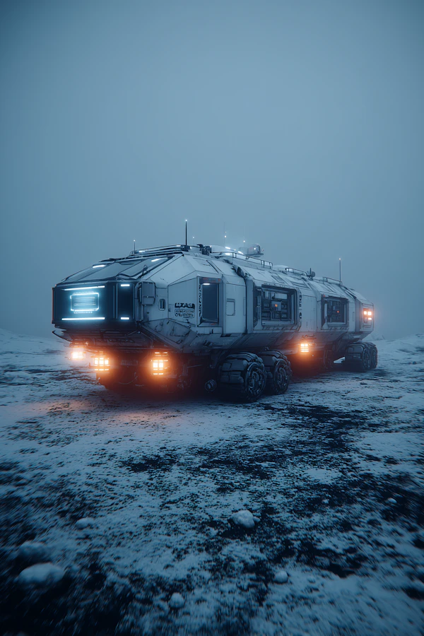 Futuristic Snow Vehicle