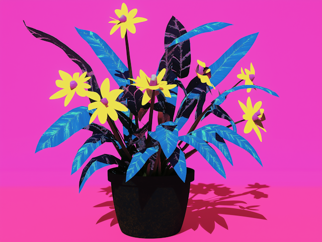 Vibrant Plant Composition