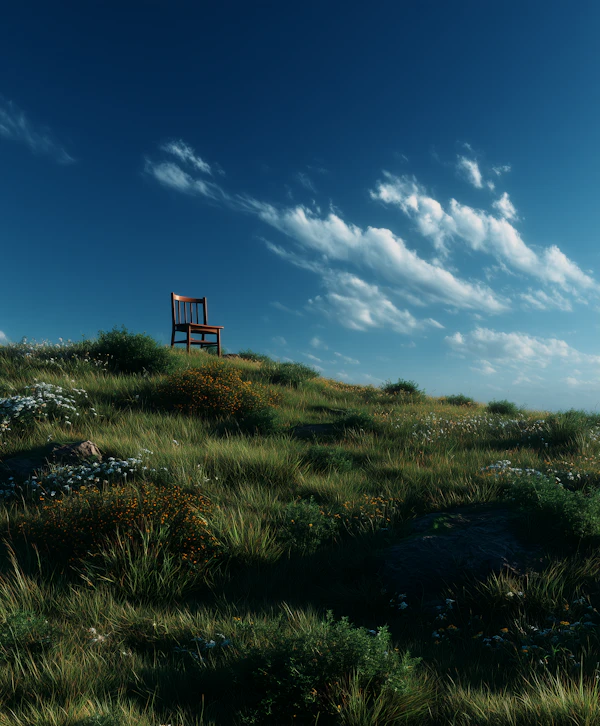 Chair on Grassy Hill